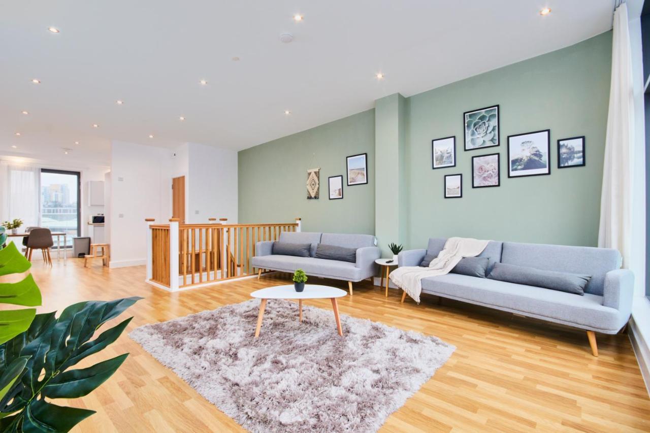 Ferienwohnung Large Duplex Penthouse - Parking Leeds  Exterior foto